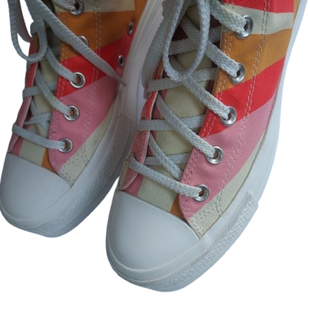 Converse Chuck Taylor High Summer Spirit Platform Hi-Top Sneaker 8.5 #571923C - Picture 12 of 16